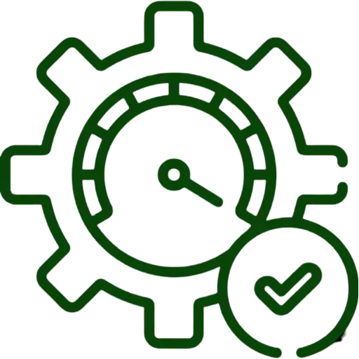 Website performance optimization icon, symbolizing fast loading speed and seamless functionality.